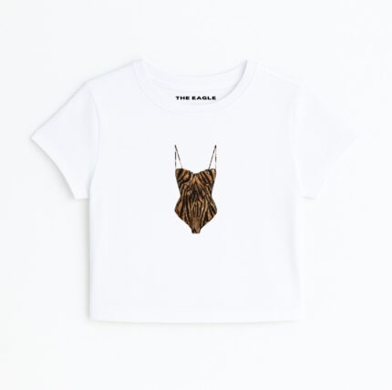 TIGER CORSET FITTED TEE