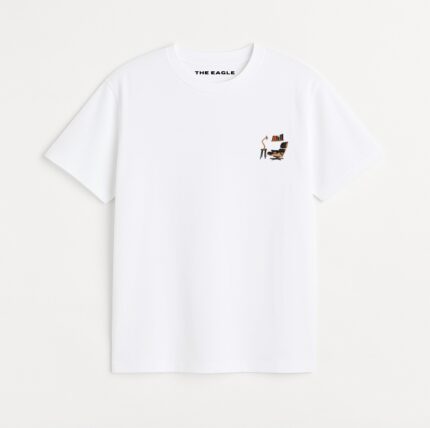 READING CHAIR EMBROIDERED TEE